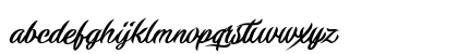 Dattacle Black PERSONAL USE Regular Lowercase Preview