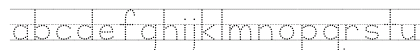 KG Teacher Created Dot Lined Regular Lowercase Preview