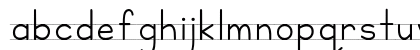 KG Teacher Created Thin 2Lined Regular Lowercase Preview