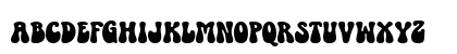Blue Sugar Groovy Regular Lowercase Preview