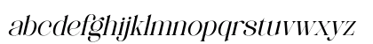 CRONDE Italic Lowercase Preview