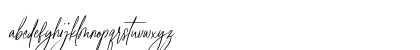 Claire Amoreth Regular Lowercase Preview