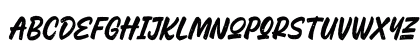 Retro Brush Regular Lowercase Preview