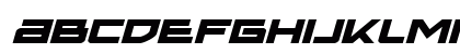 Ace of Swords Expanded Italic Regular Lowercase Preview