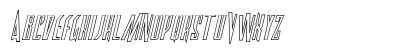 Archnemesis Outline Italic Regular Lowercase Preview