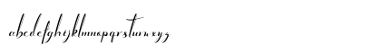 Chester Chesire Script Regular Lowercase Preview