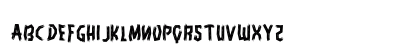 Ghostly Guffaws Broken Regular Lowercase Preview