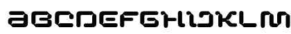 Maveric Regular Lowercase Preview
