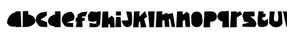 Papercute Regular Lowercase Preview