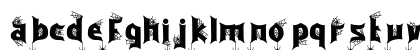 Purgatorie Spider Regular Lowercase Preview