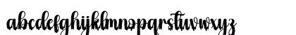 Winter Ghost Regular Lowercase Preview