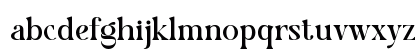 Alivia Regular Lowercase Preview