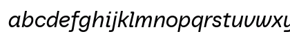 Baru Sans Demo Italic Lowercase Preview