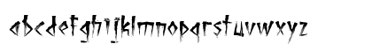 Brutal Brushstrokes Three Regular Lowercase Preview