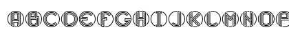 Chinese Circles Regular Lowercase Preview