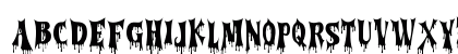 Cursed Gothic Drop Regular Lowercase Preview