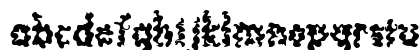 Demon Monster Regular Lowercase Preview