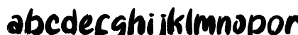 Ghost Bomber Regular Lowercase Preview