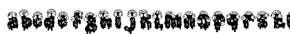 Gothic Haunt Brain Regular Lowercase Preview