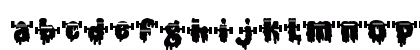 Gothic Haunt Franken Regular Lowercase Preview