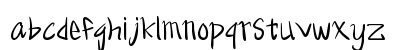 Metal rocker Regular Lowercase Preview