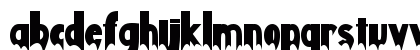 Monster Phantom Regular Lowercase Preview