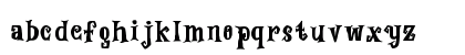 NIGHTMARE Regular Lowercase Preview
