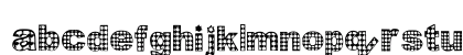 Paint Splatt Regular Lowercase Preview