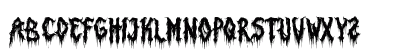 Punish Sinner Horror Regular Lowercase Preview