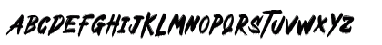 Tacurse Regular Lowercase Preview