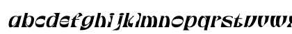 Waflerd DEMO VERSION Italic Lowercase Preview