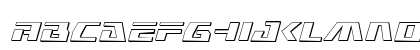 Yamato Class 3D Italic Regular Lowercase Preview