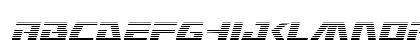 Yamato Class Gradient Italic Regular Lowercase Preview