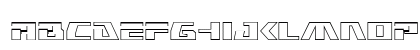 Yamato Class Outline Regular Lowercase Preview