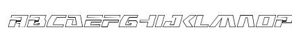 Yamato Class Outline Italic Regular Lowercase Preview