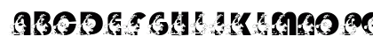 pf_xmas_dino Regular Lowercase Preview