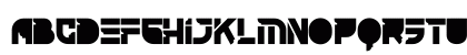 Panzer Blaze Regular Lowercase Preview