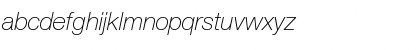 Helvetica Neue LT Com 36 Thin Italic Font