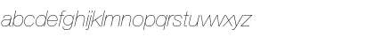 Helvetica Neue UltraLight Italic Font