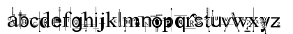 Kingthings Pique'n'meex Regular Lowercase Preview