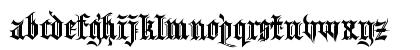 Kingthings Spikeless Regular Lowercase Preview
