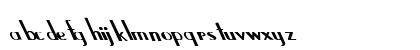 Parisian-Thin Leftified Regular Lowercase Preview
