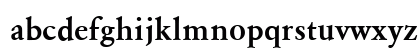 QTGaromand Bold Lowercase Preview