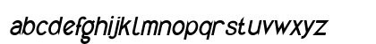 Quirkus Italic Lowercase Preview