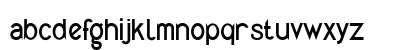 Quirkus Regular Lowercase Preview