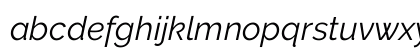 Raleway Italic Preview