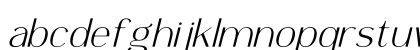 Rastefani Italic Lowercase Preview