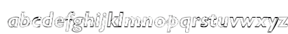 Ripplemere ThinItalic Lowercase Preview