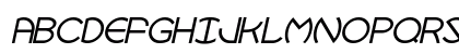 Robotron Cursiva Lowercase Preview