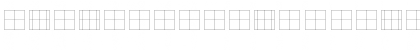 Koch Quadrat Guides Regular Font